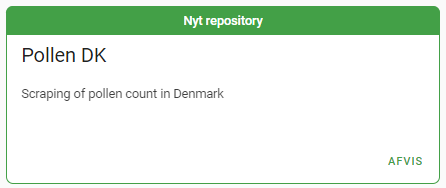 Pollen DK integrationen